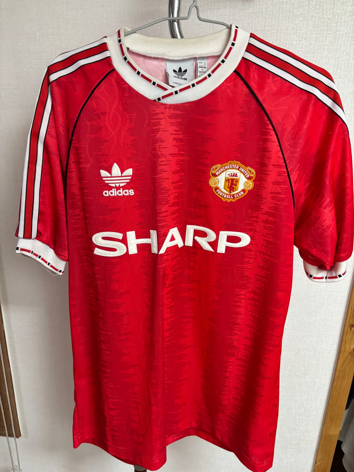 맨유 레트로 90-92 유니폼 (한국 사이즈 XL) 상품이미지1