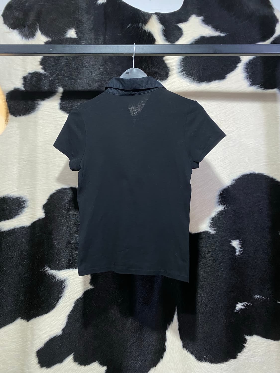 Alpha cubic 큐빅 로고 슬림핏 반팔티셔츠 상품이미지4