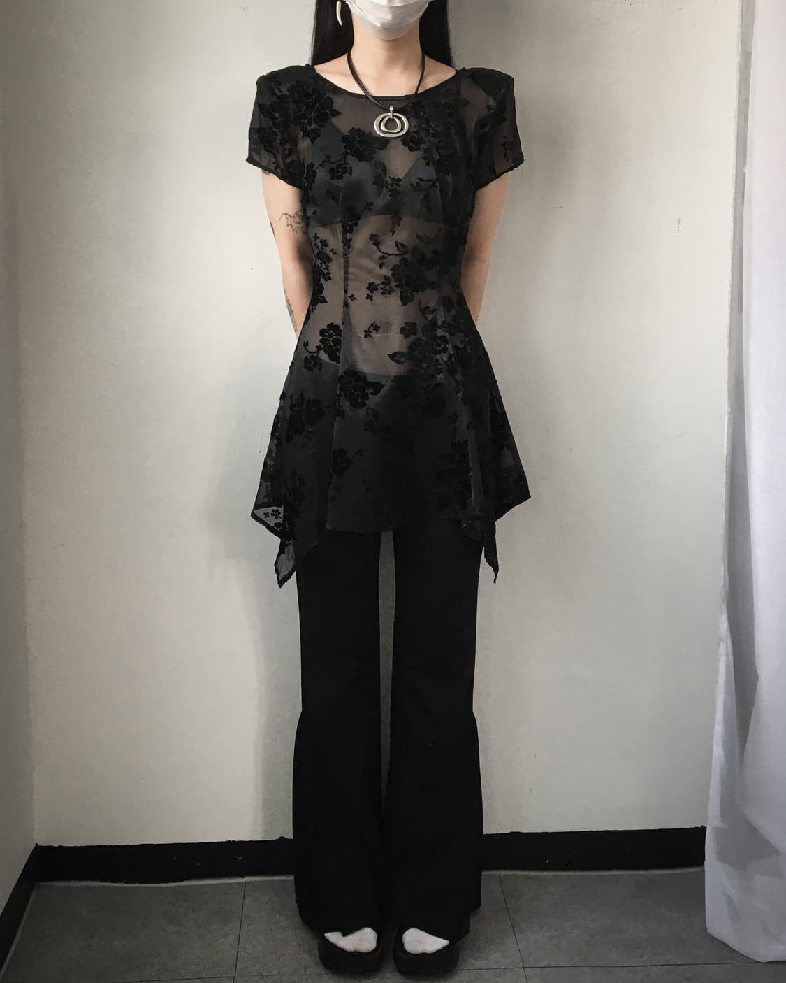 Side pleats point pants 상품이미지6