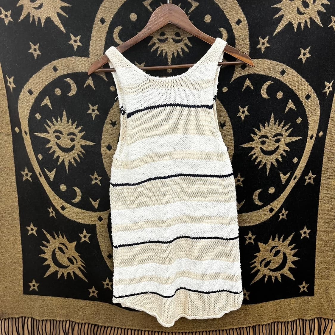 갭 빈티지 여리핏 스트라이프 슬리브리스 여름 나시 니트 K0074 상품이미지4