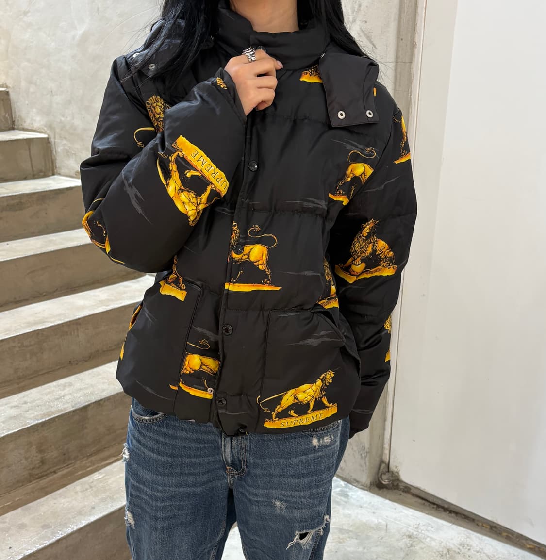 13FW 슈프림 라이언 퍼피 패딩 자켓 상품이미지4