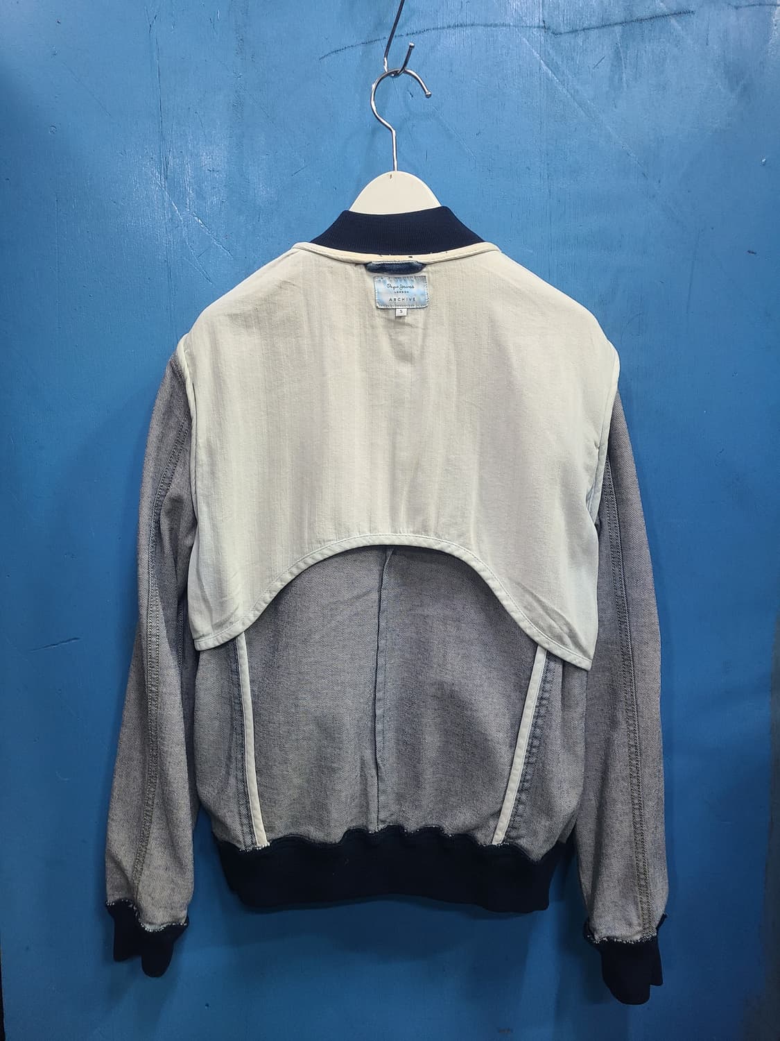 영국빈티지 페페진 ma-1항공데님봄버자켓 상품이미지8