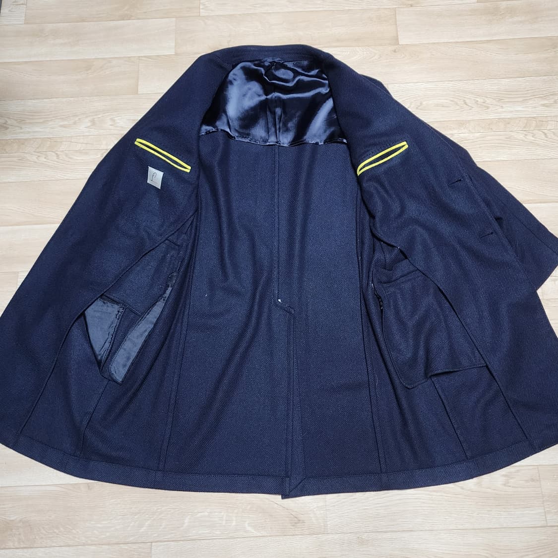 [50] 루비암 Lubiam / 울 코트 네이비 상품이미지8