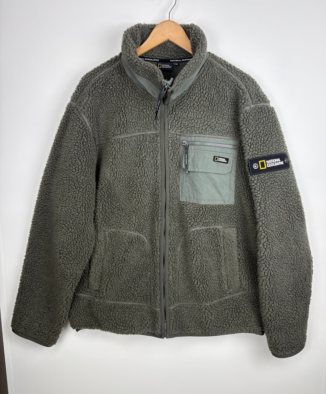 내셔널지오그래픽 뽀글이 플리스 자켓 (기모) 상품이미지1