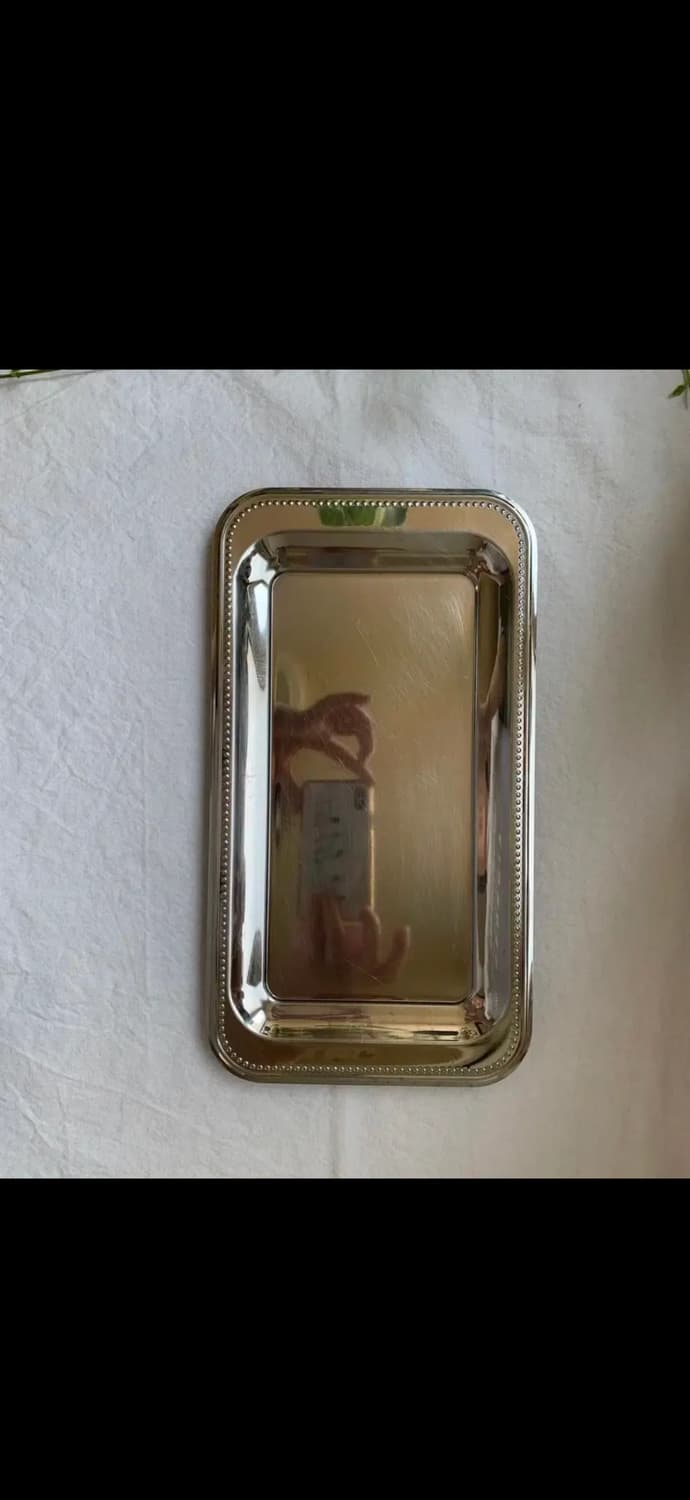 빈티지 프랑스 스테인레스 트레이  상품이미지1