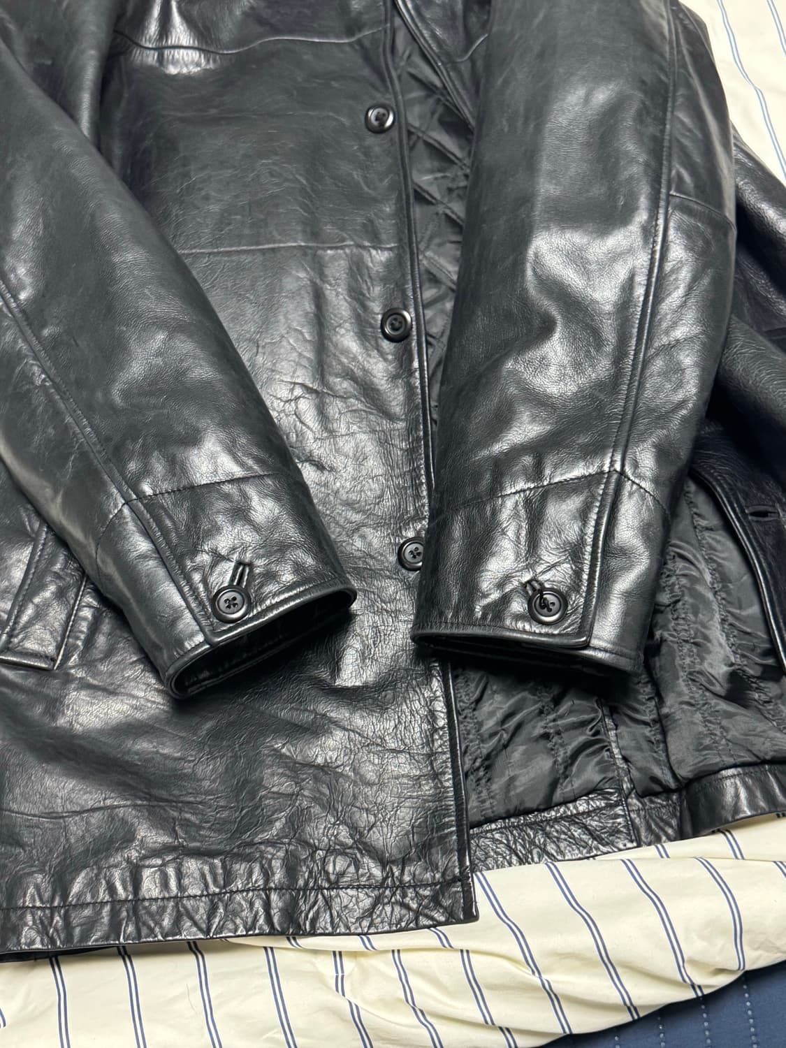 90s 올드갭 카코트 블랙L 상품이미지4