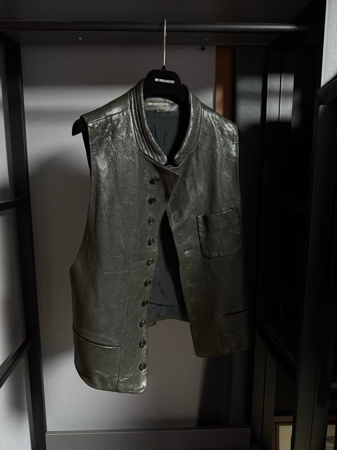 [L]Ann demeulemeester 2000's lether vest 상품이미지1