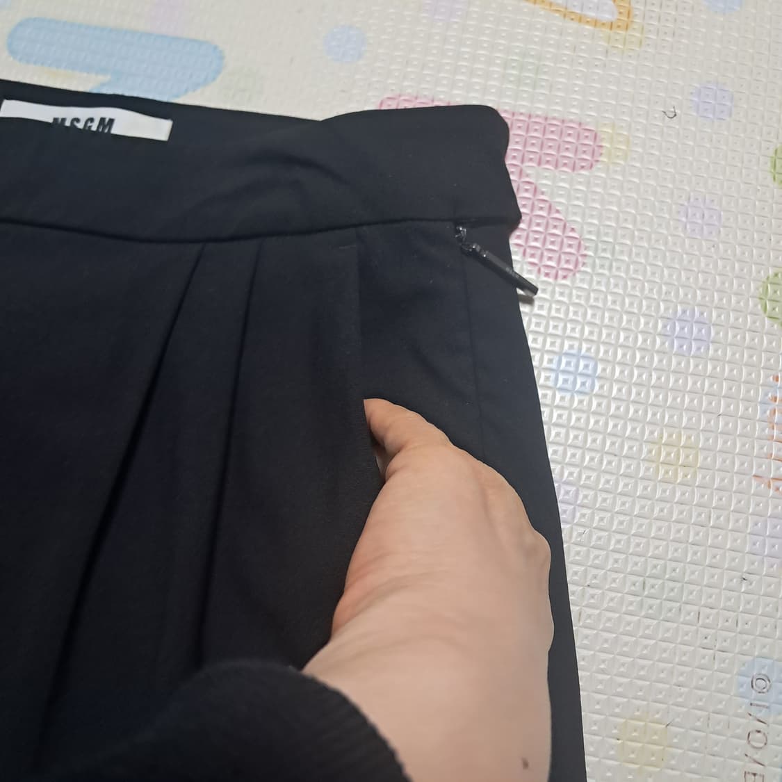 MSGM 블랙 와이드 팬츠 40(약 55) 상태최상 상품이미지4