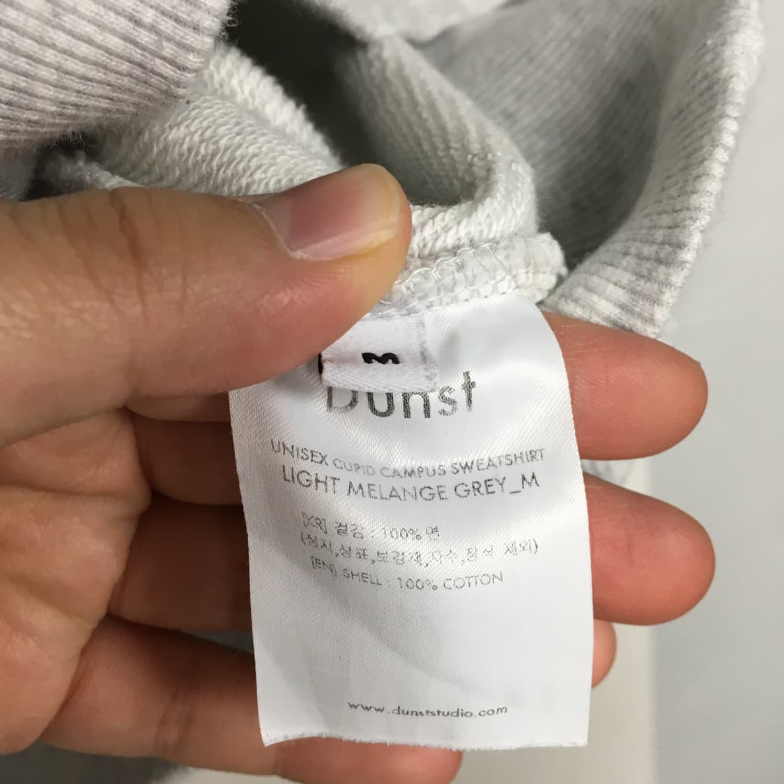 DUNST 던스트 캠퍼스 맨투맨 M 상품이미지3