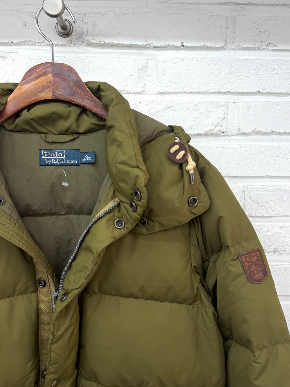 폴로 카키 앨름우드 구스다운 투웨이 패딩 상품이미지4