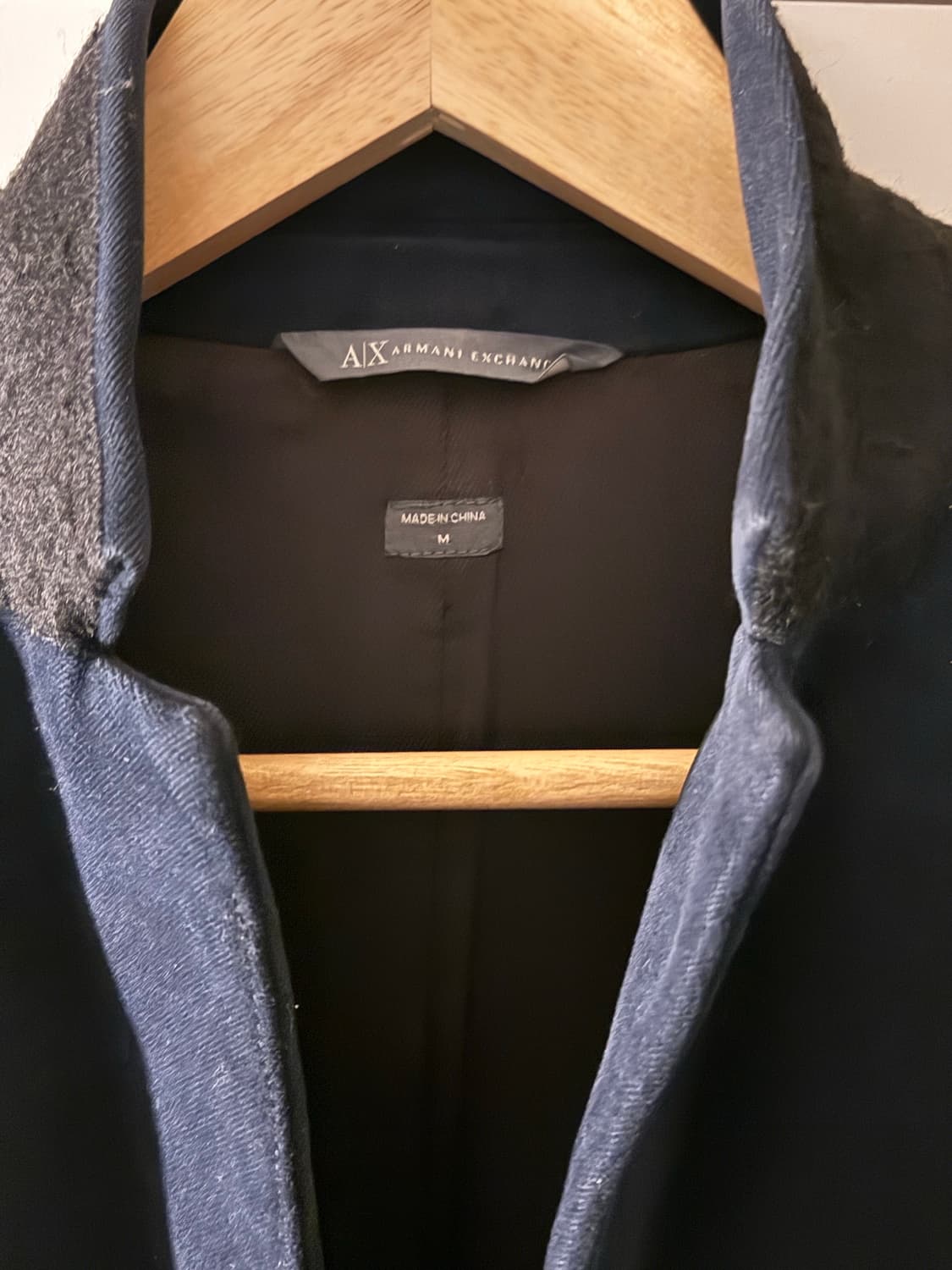 Armani Exchange Moleskin Coat(XL, navy) 상품이미지3