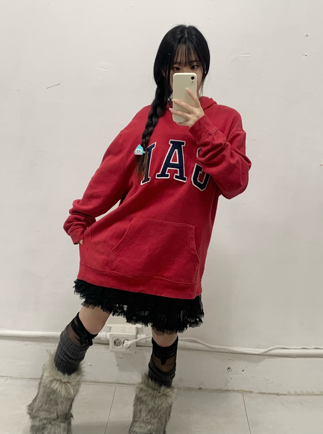 [GAP] 갭 딸기맛 🍓 아방핏 후드티 상품이미지2