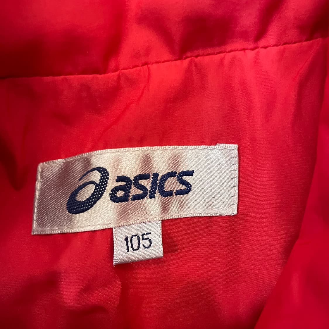 아식스 레드 안감메쉬 바람막이 윈드브레이커 105 상품이미지5