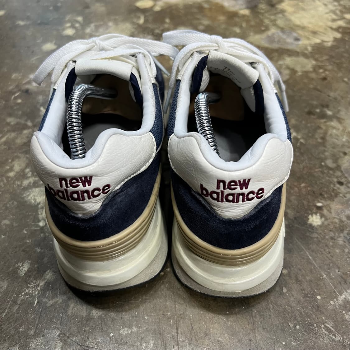 250) 뉴발란스 574 레거시 네이비 운동화 스니커즈 신발 상품이미지5