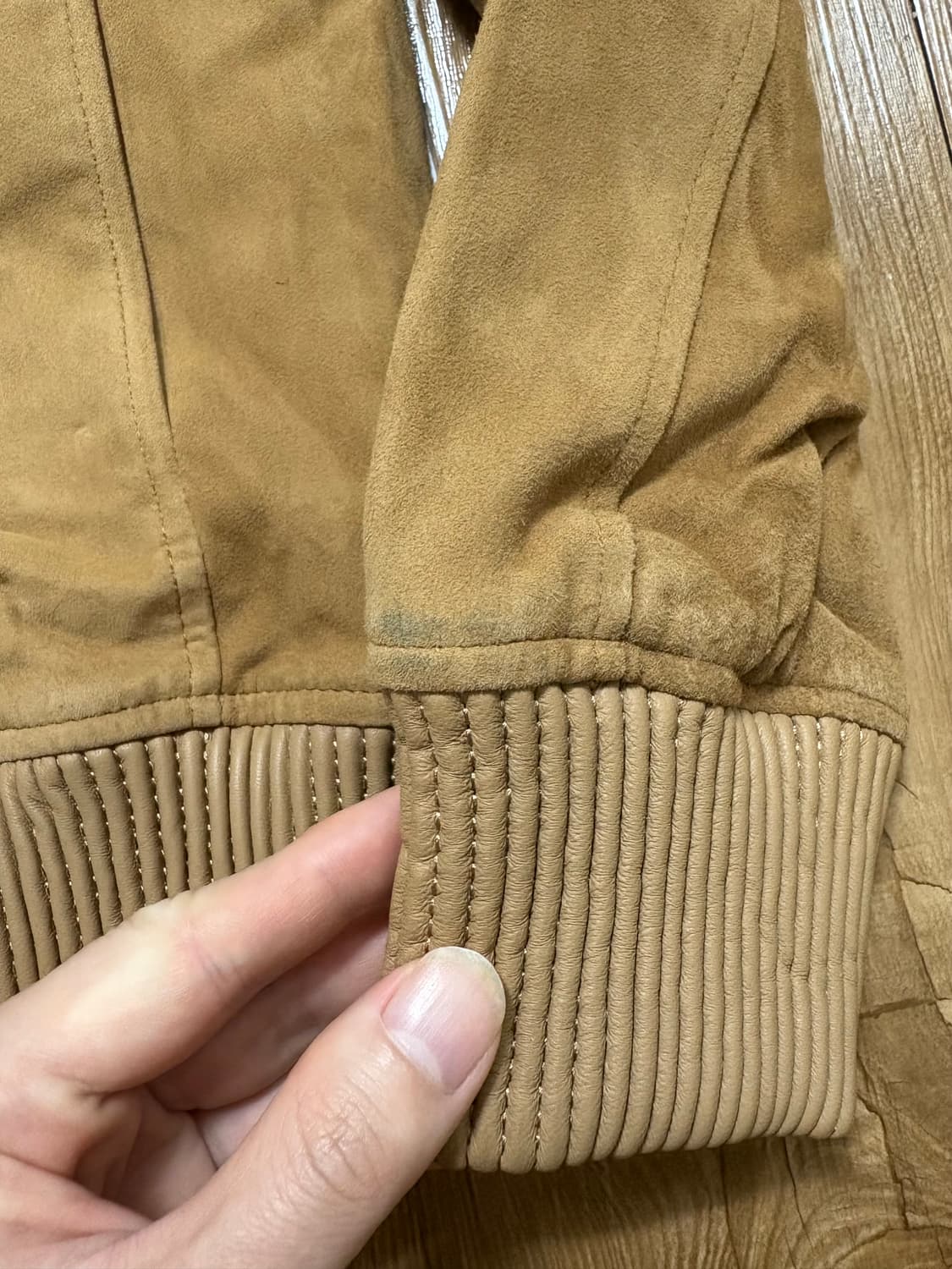 로보 염소가죽 스웨이드 자켓 새상품 상품이미지3