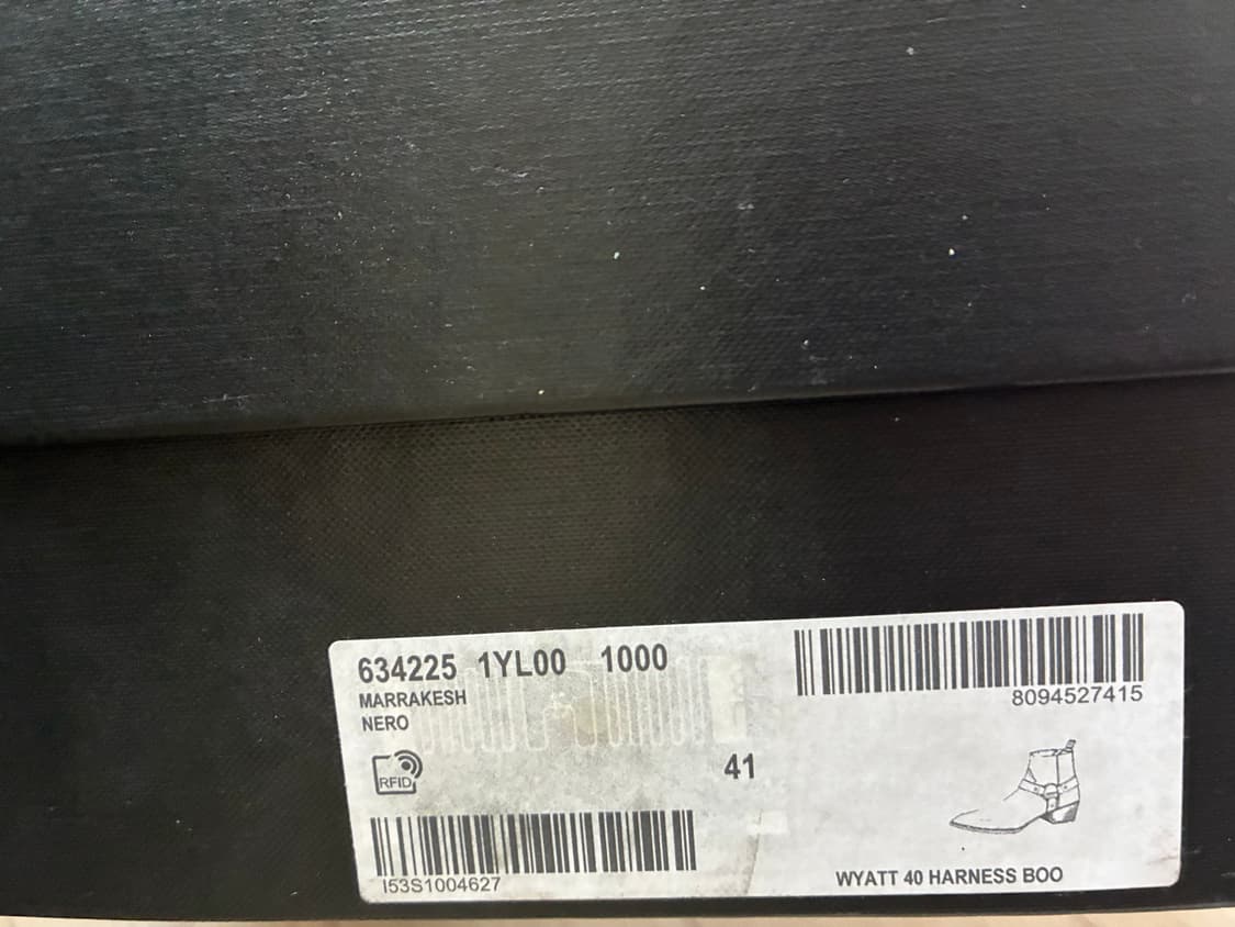 생로랑 와이어트 40 하네스 부츠 41 사이즈 상품이미지4