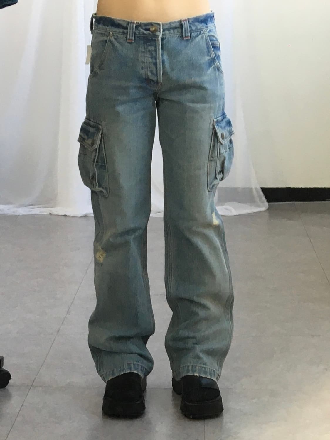 Denim cago pants 상품이미지1