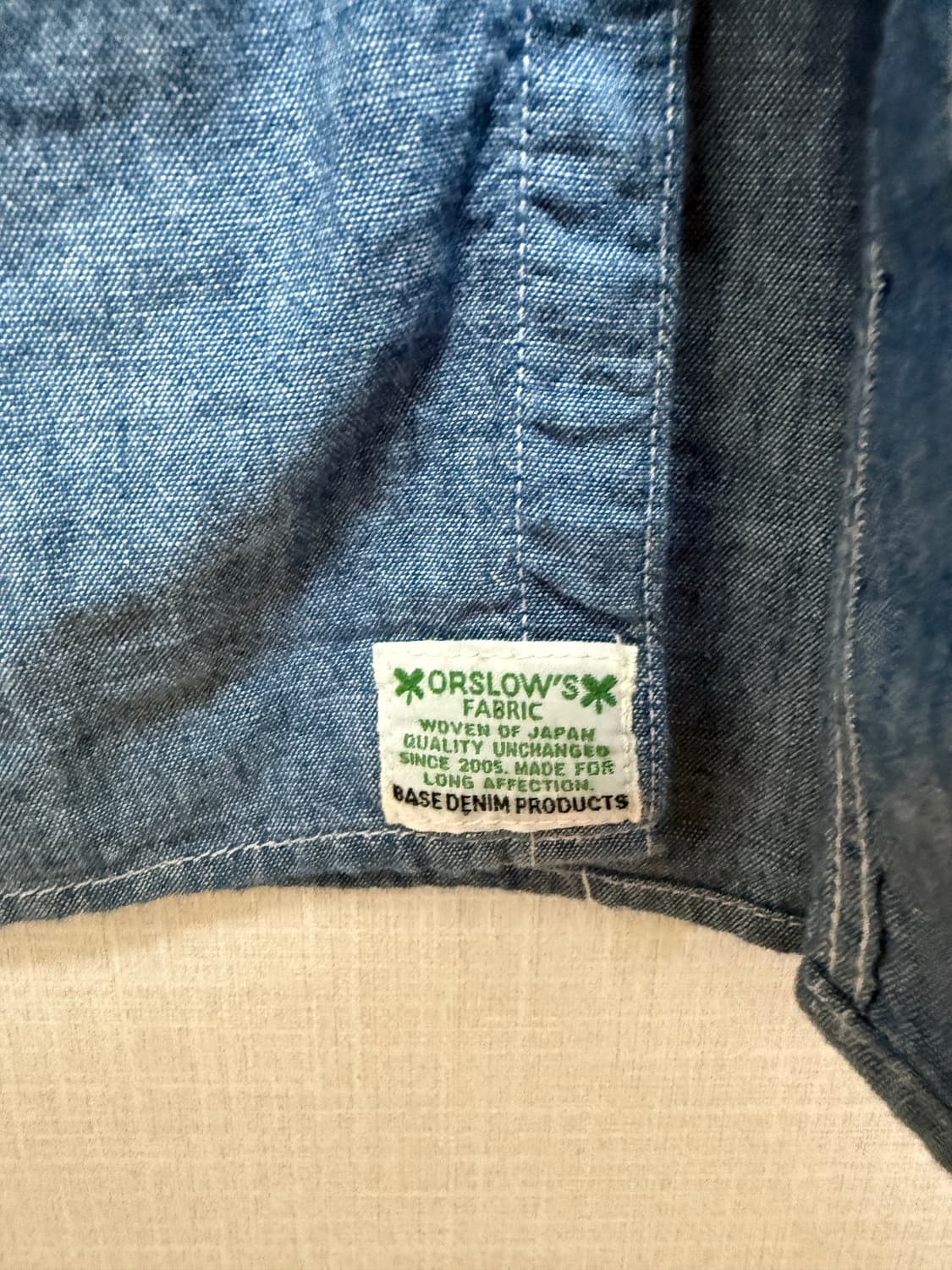 [6] 오어슬로우 샴브레이 셔츠 상품이미지3