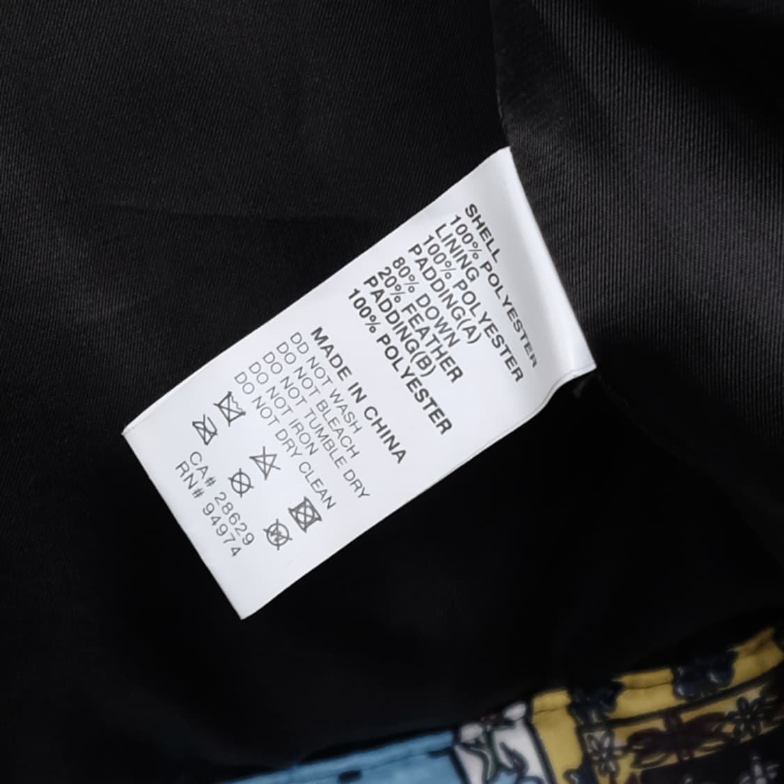 patchwork print puffer 상품이미지8