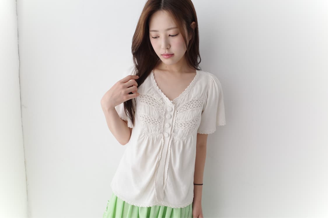 crochet half blouse 상품이미지6