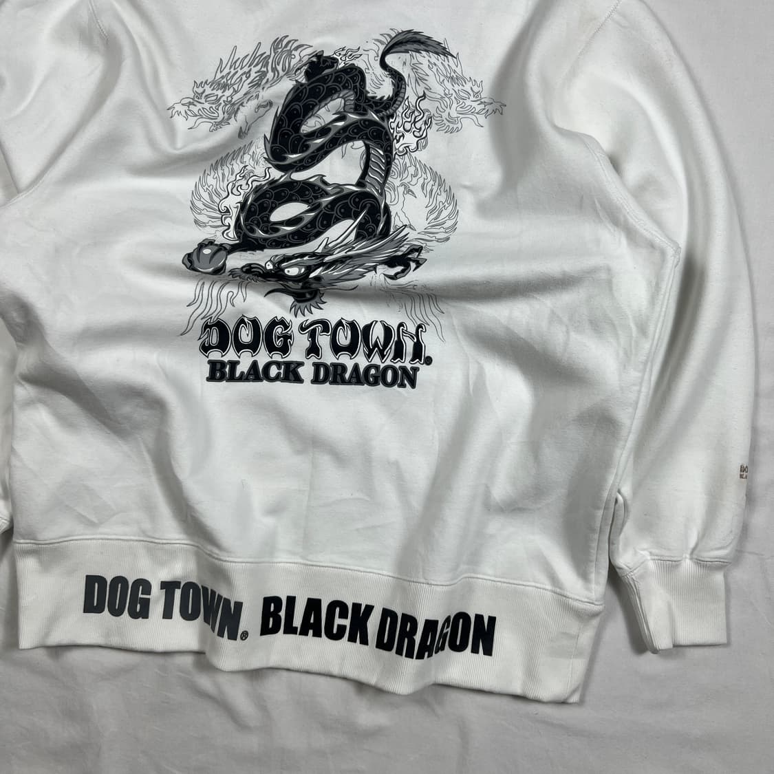 90’s 도그타운 dogtown 블랙드래곤 로고 맨투맨 상품이미지7