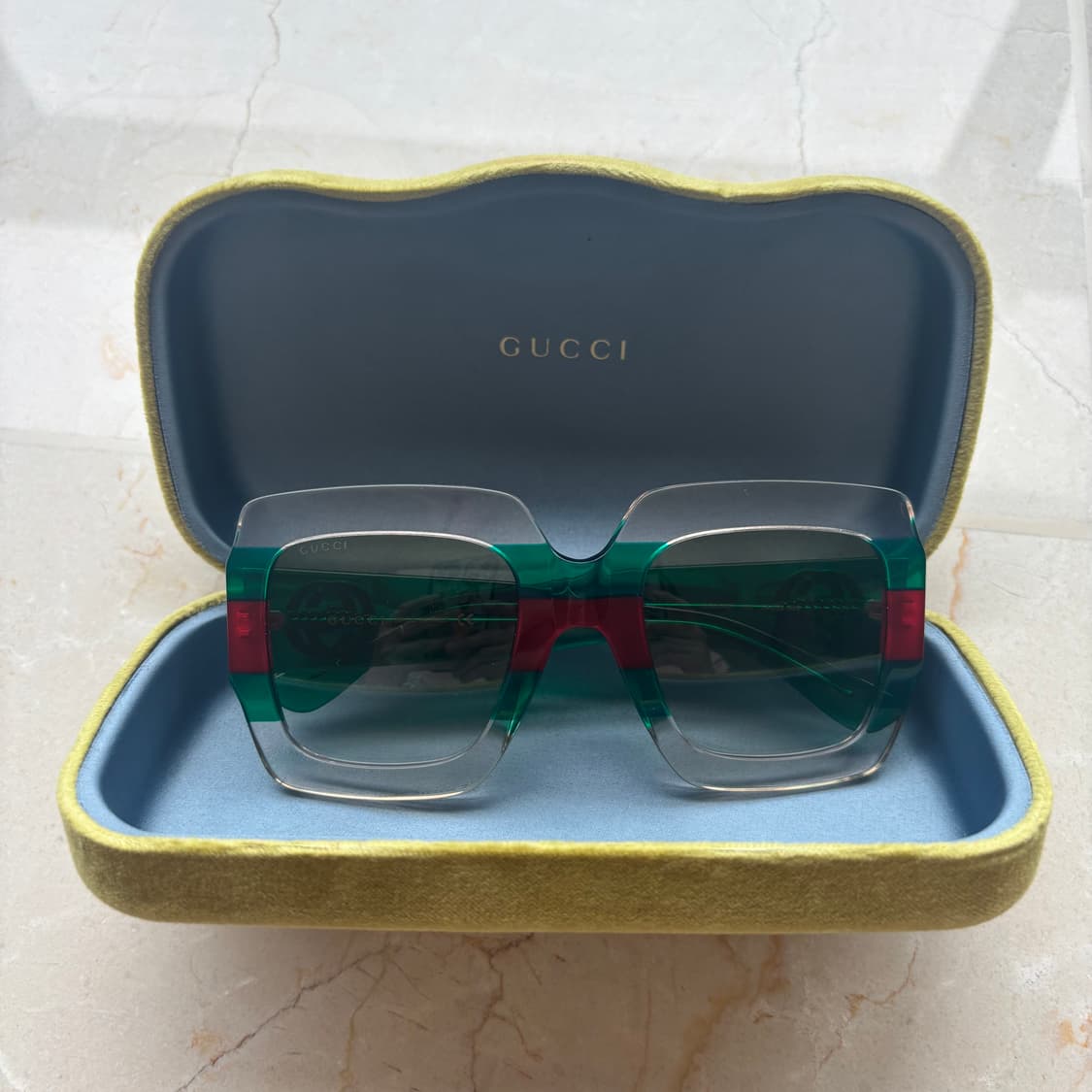 Gucci 구찌 멀티컬러 오버사이즈 프레임 선글라스 상품이미지3