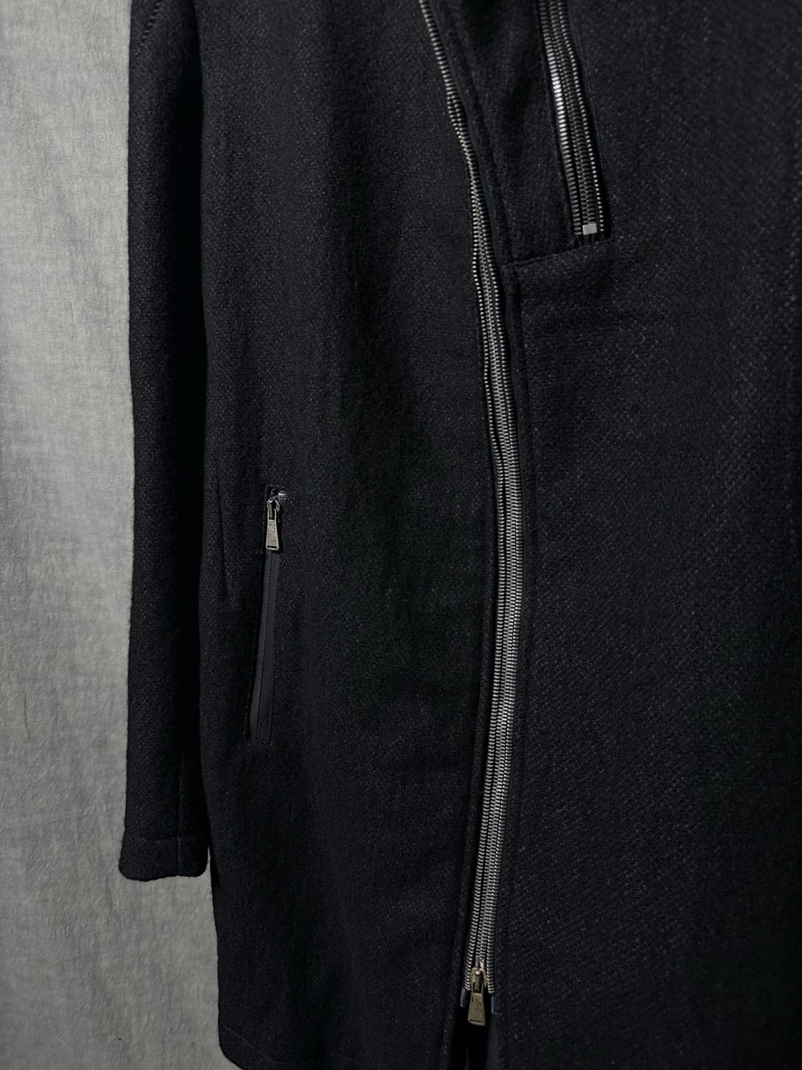 10sei0otto Asymmetric Double Zip Coat  상품이미지7