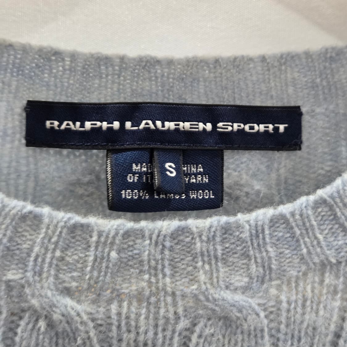 폴로랄프로렌 스포츠 우먼 램스울 케이블니트 S 상품이미지3