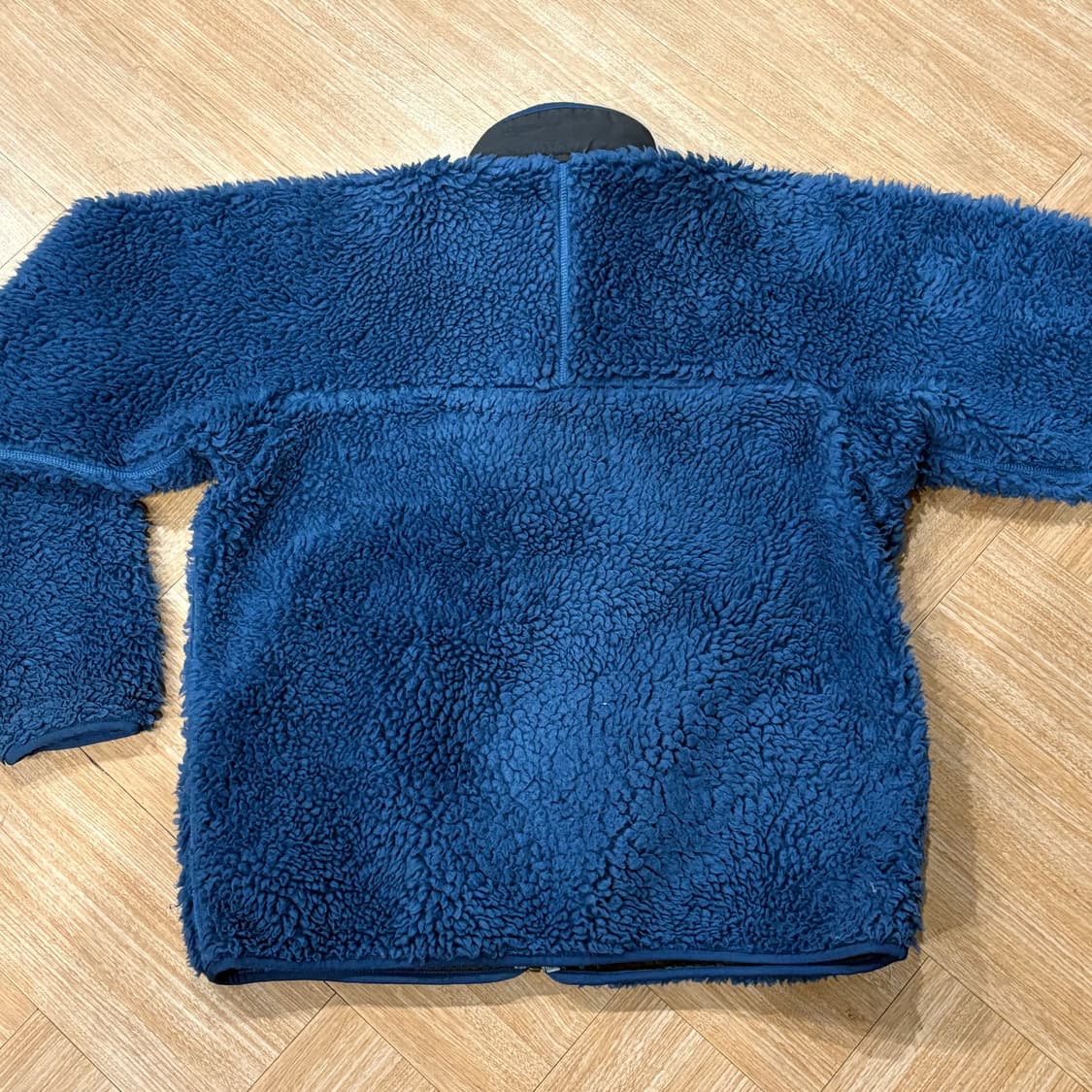[M] USA 파타고니아 딥파일 후리스 가디건 자켓 네이비 플리스 상품이미지9