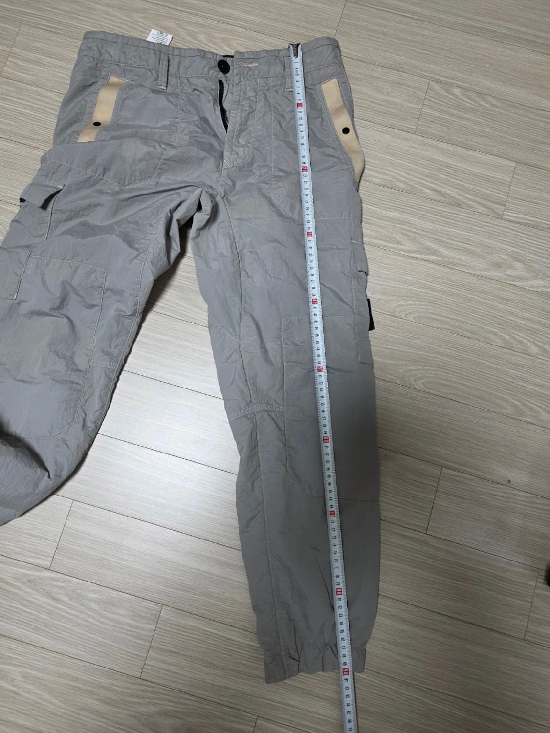 스톤아일랜드 카고 조거 나일론 팬츠 28 그레이 상품이미지4