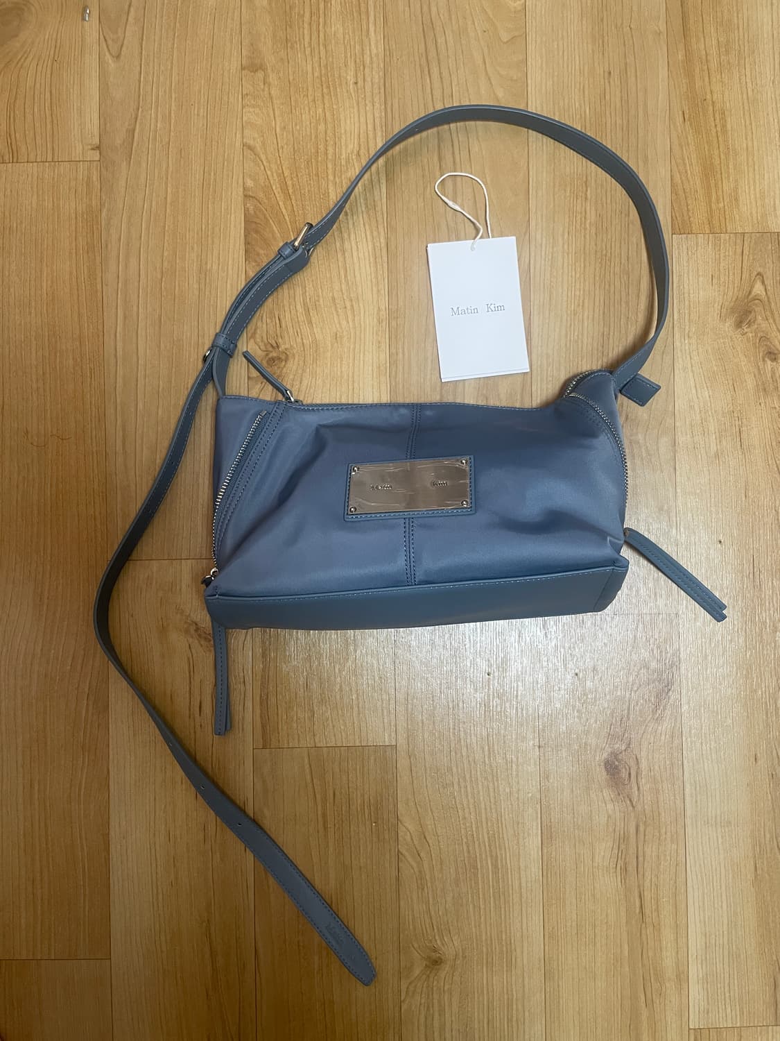 마뗑킴 투웨이 나일론 숄더백 블루 상품이미지6