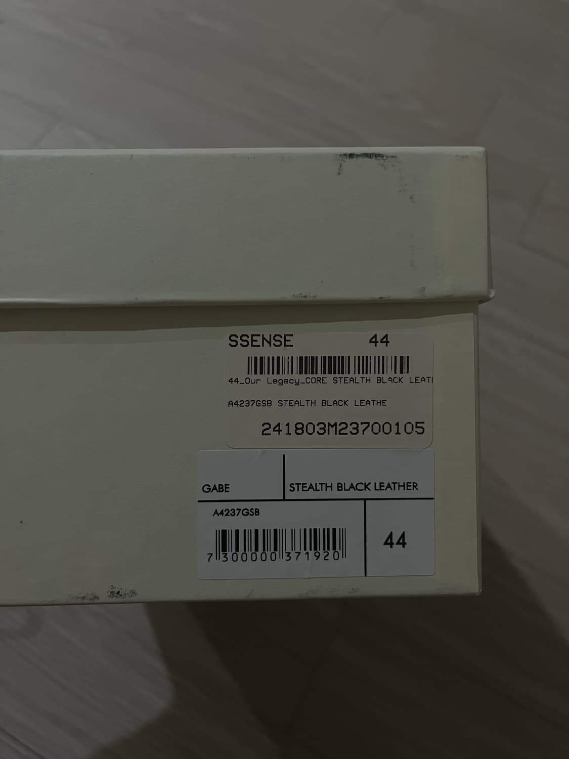 아워레가시 가베 스텔스 블랙레더 44 상품이미지7