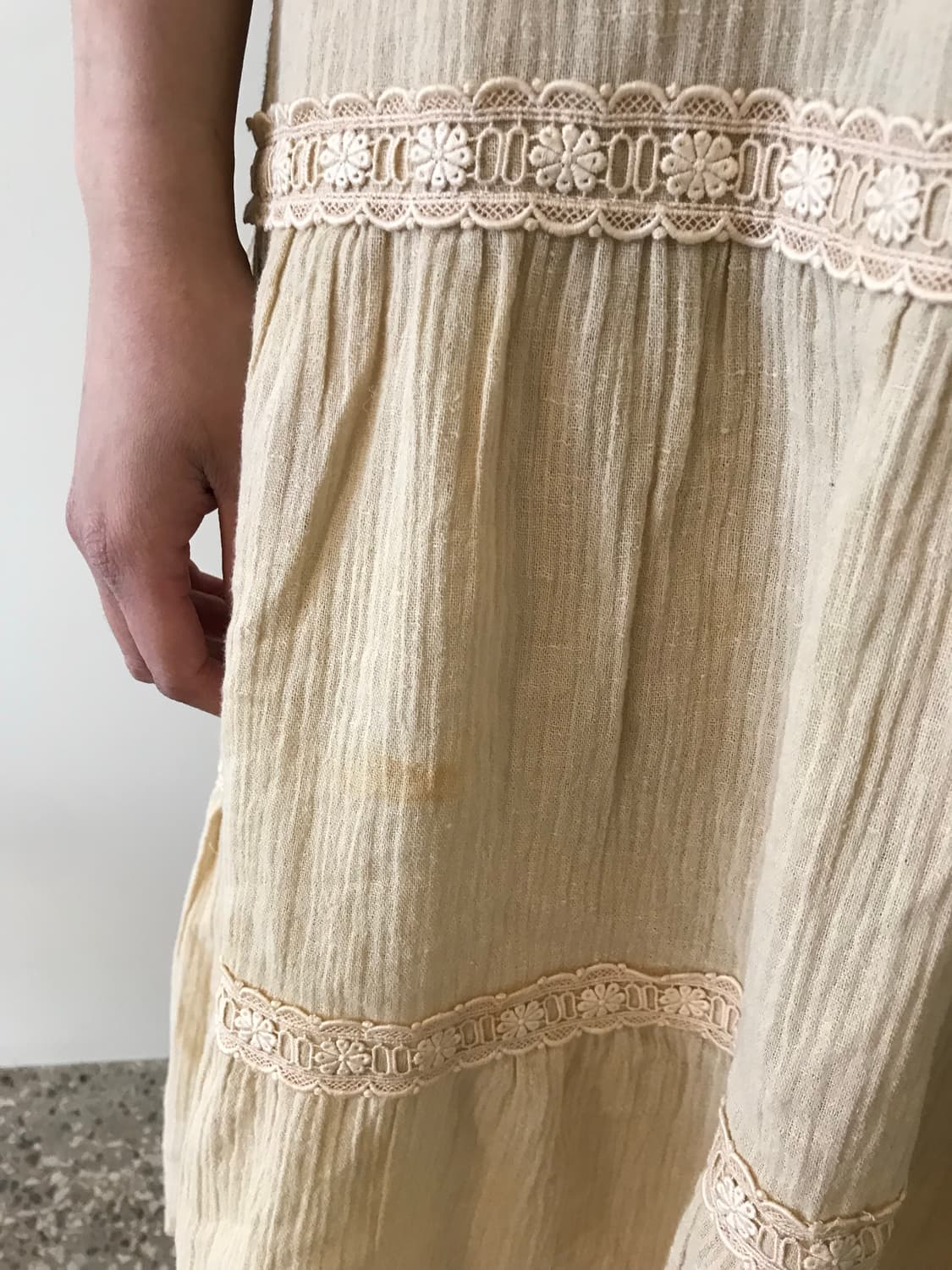 모리걸 스퀘어넥 티어드 원피스 상품이미지4