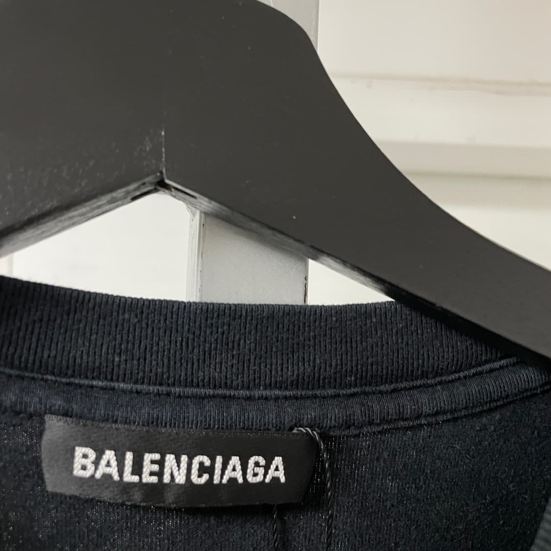 발렌시아가 블랙 반팔 티셔츠 M 상품이미지5