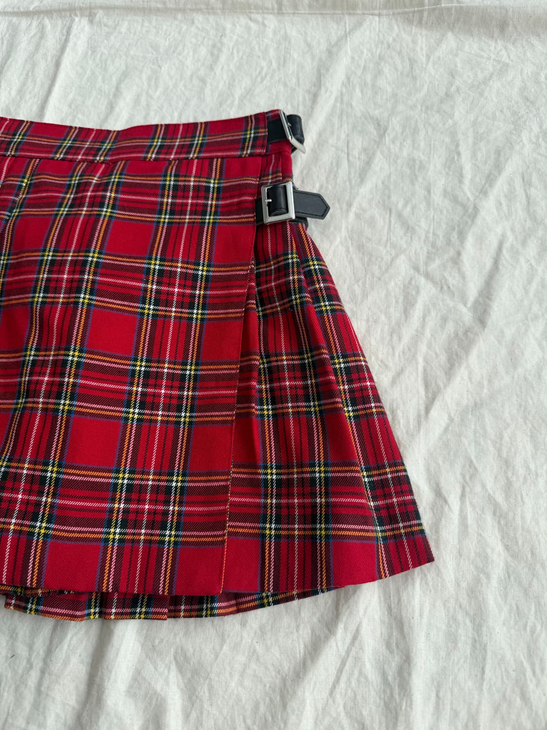 캐캐체 펑크 갸루 체크 미니 스커트 상품이미지2