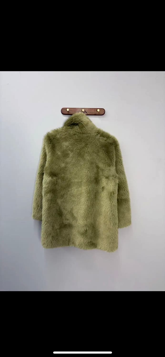 LOVE MY SANTA 올리브 그린 모피 코트 H1279 상품이미지5