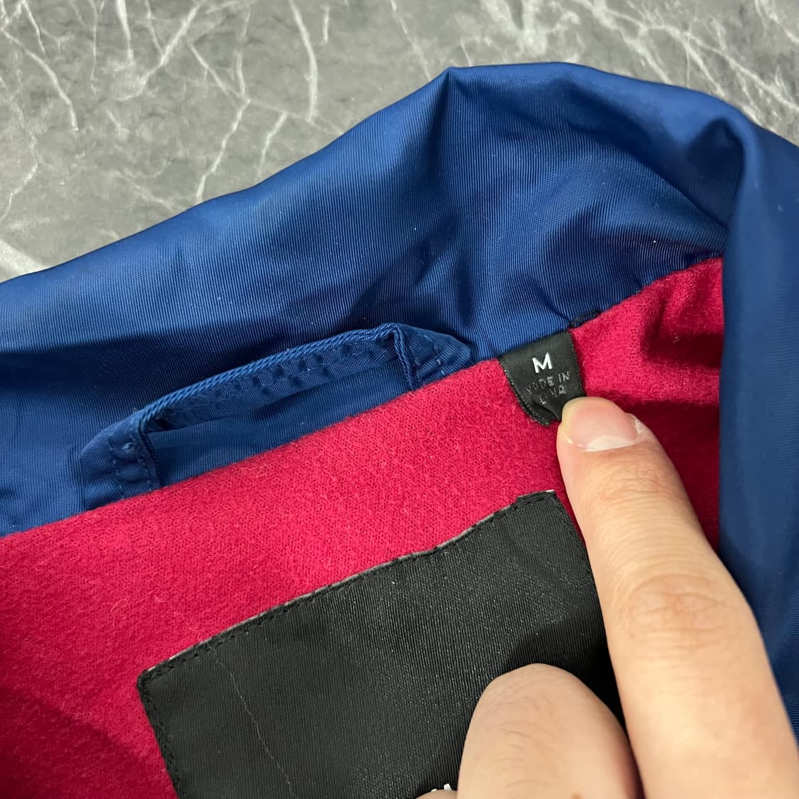 데우스 엑스 마키나 로고 코치 자켓 블루 베니스 상품이미지6