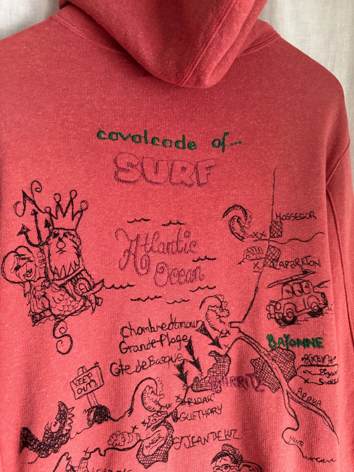 REMI RELIEF needlework hood zipup 상품이미지7