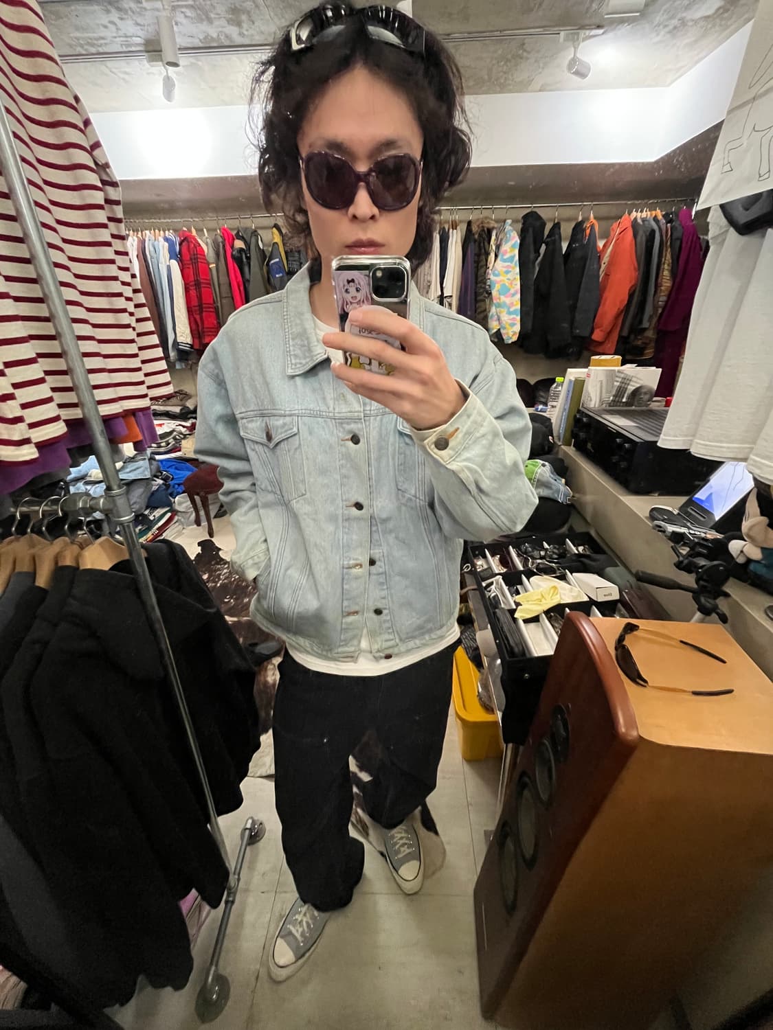 90s HARD ROCK CAFE DENIM JACKET 상품이미지4