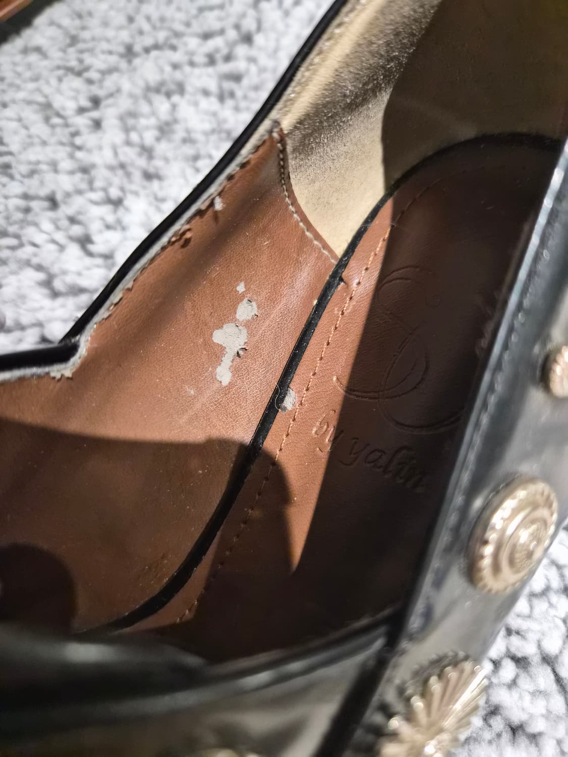 리얼 핸드메이드 스터드 장식 옥스포드화 상품이미지7