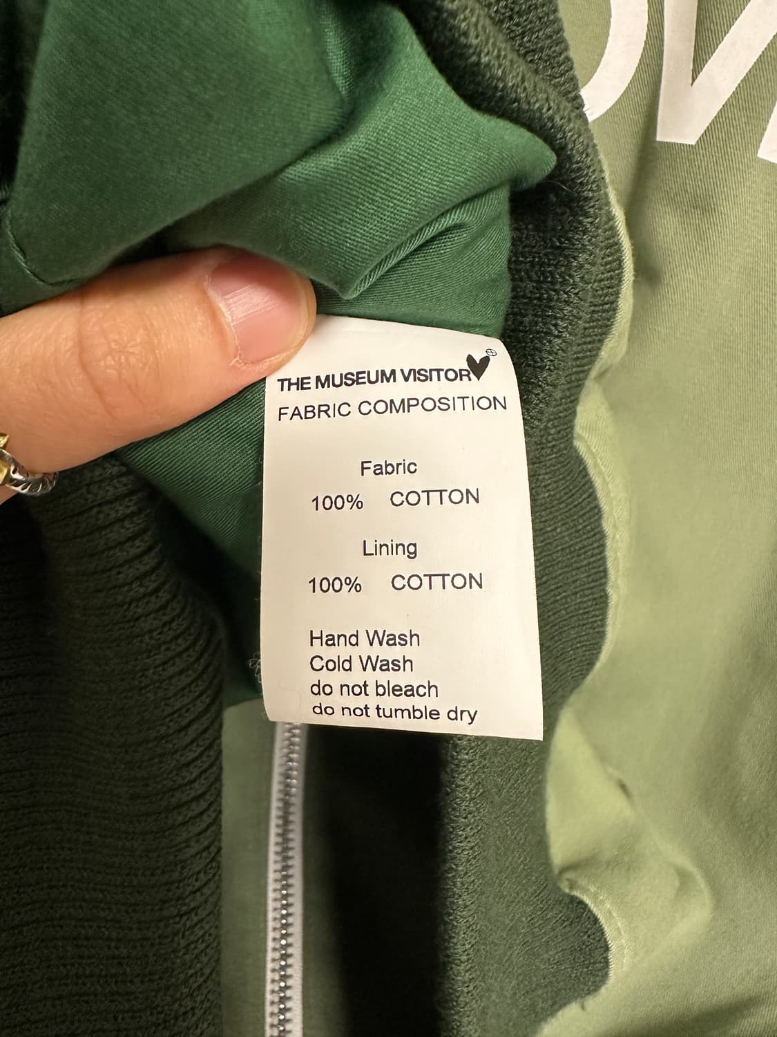 더뮤지엄비지터 봄버 자켓 블루종 자켓 상품이미지4