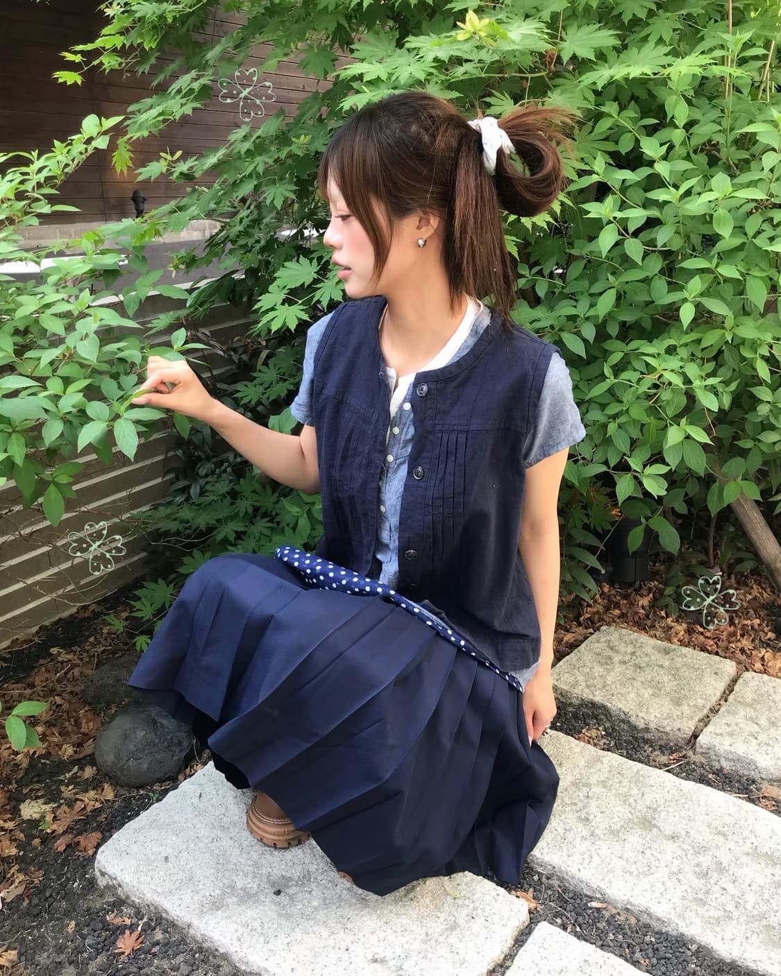 𖤐네이비 니혼진 코디set𖤐 상품이미지1