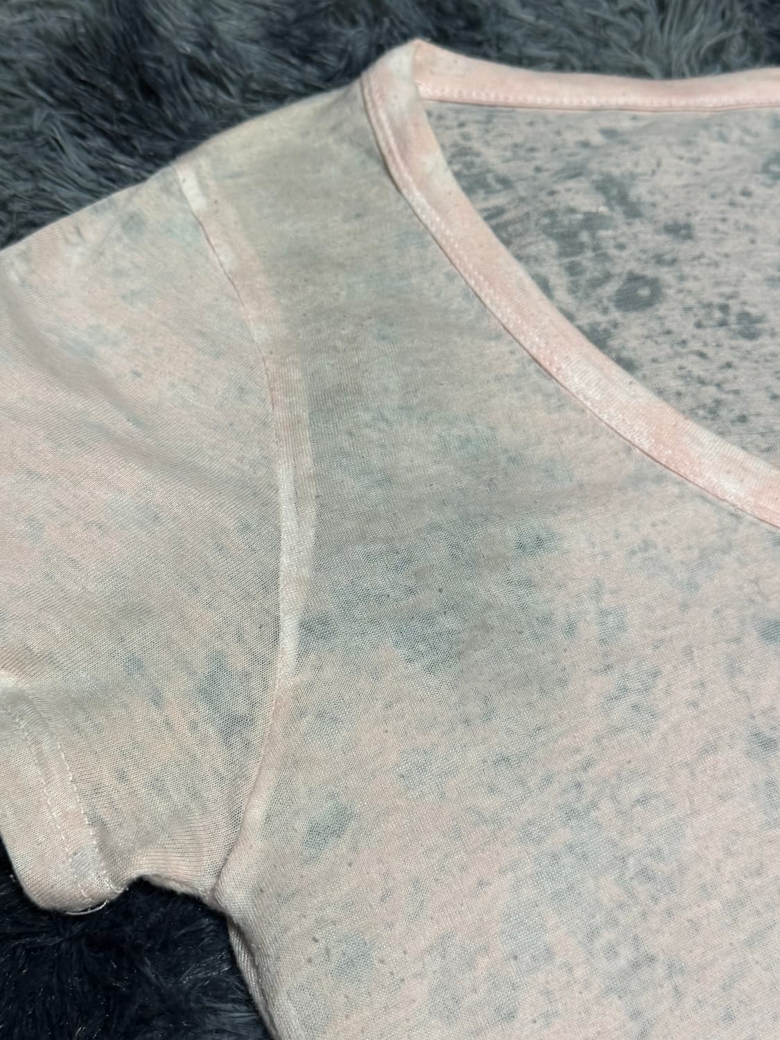 Vkei 스타일 스톤 반팔티 상품이미지4