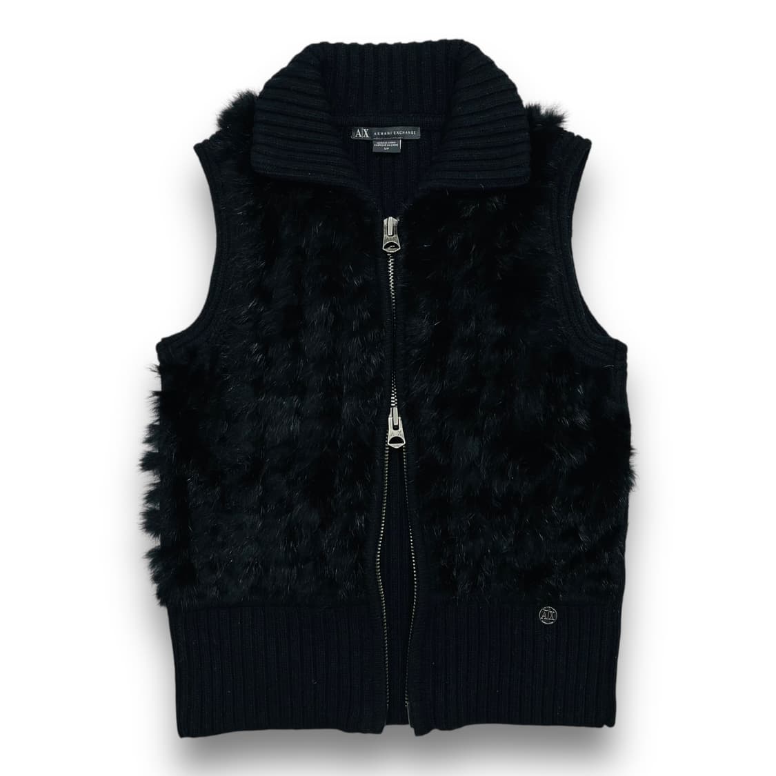 Armani Exchange Rabbit fur two-way vest 상품이미지1
