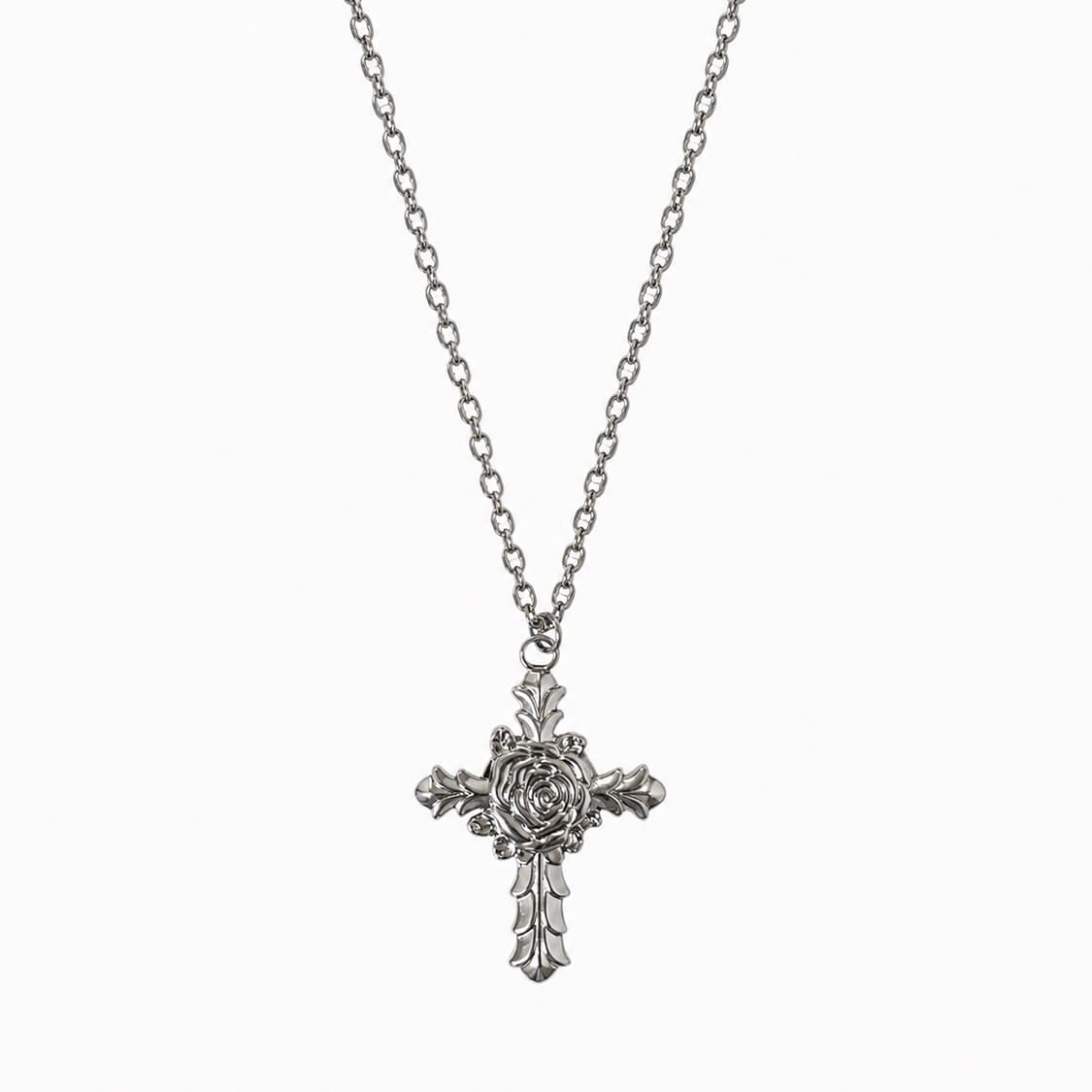 rosette cross necklace 상품이미지4