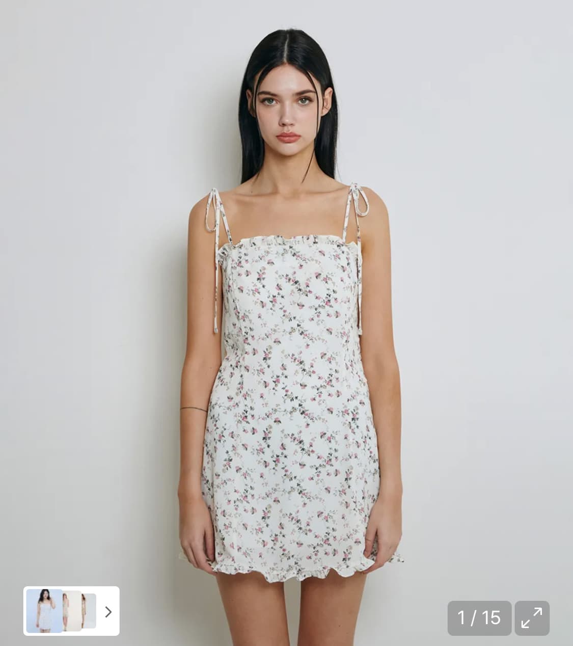 낫유어로즈 프릴 미니 드레스 원피스  상품이미지1