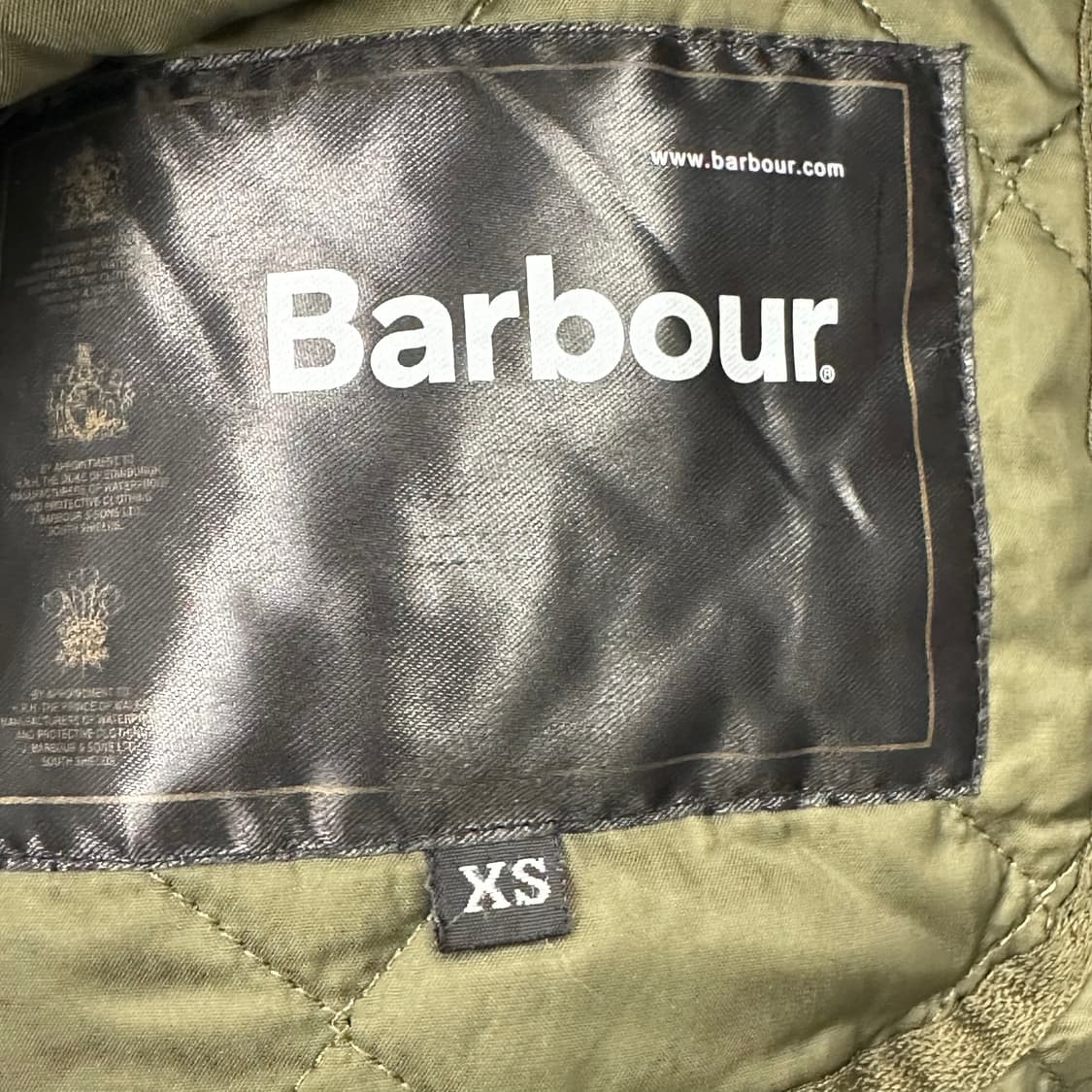 XS 바버 헤리티지 리데스데일 퀄팅 자켓 상품이미지4