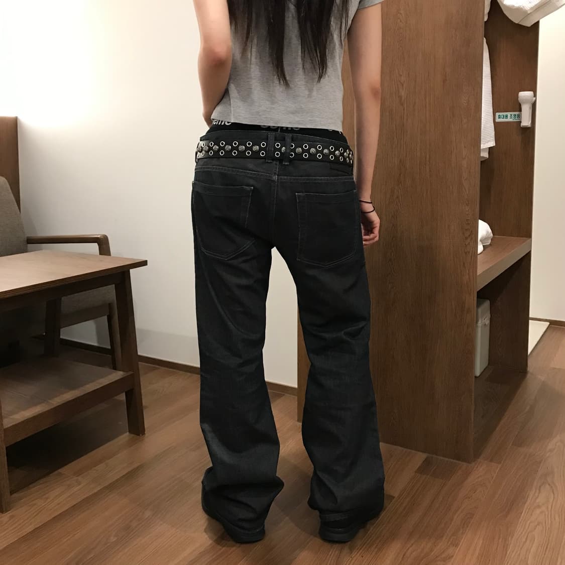 디젤 자타니 ITALY 부츠컷 흑청 데님31/32 상품이미지1