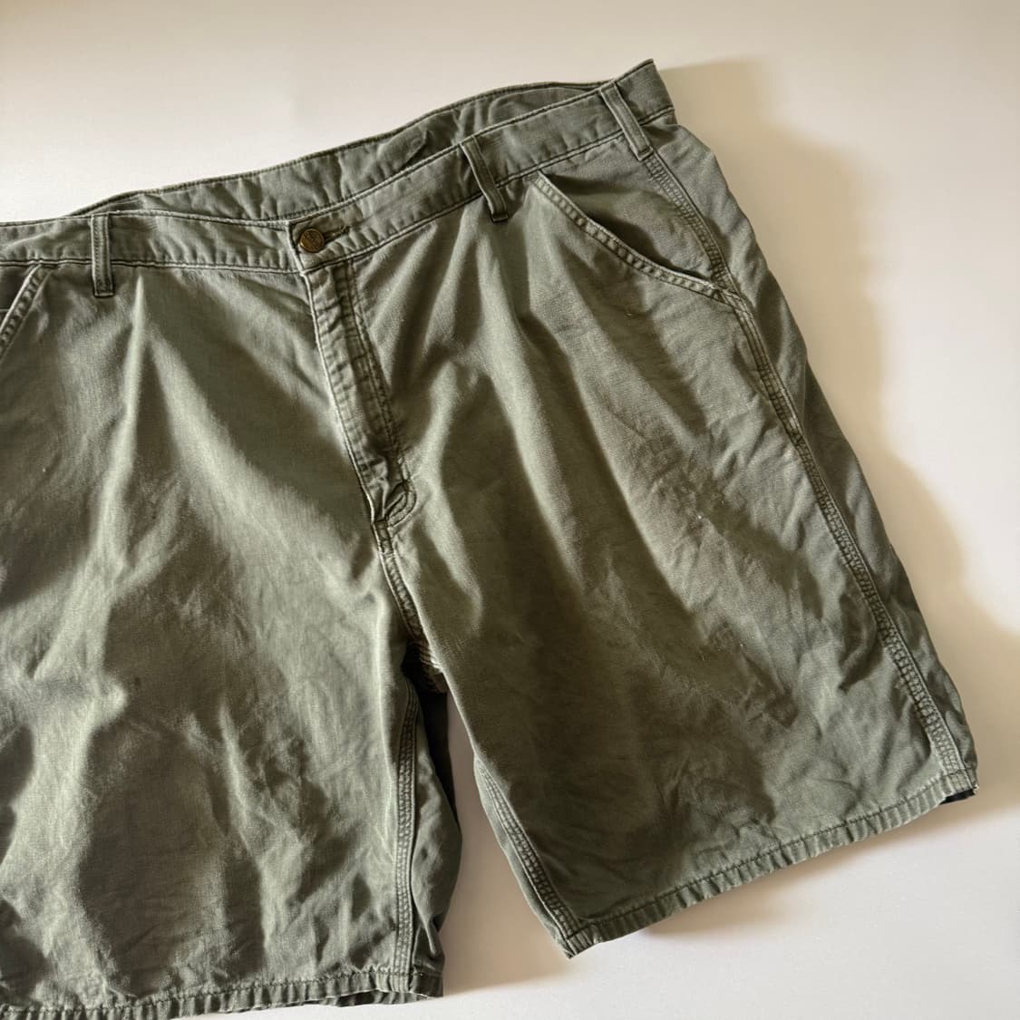 [40] Carhartt 칼하트 캔버스 카펜터 반바지 쇼츠 -20 상품이미지3