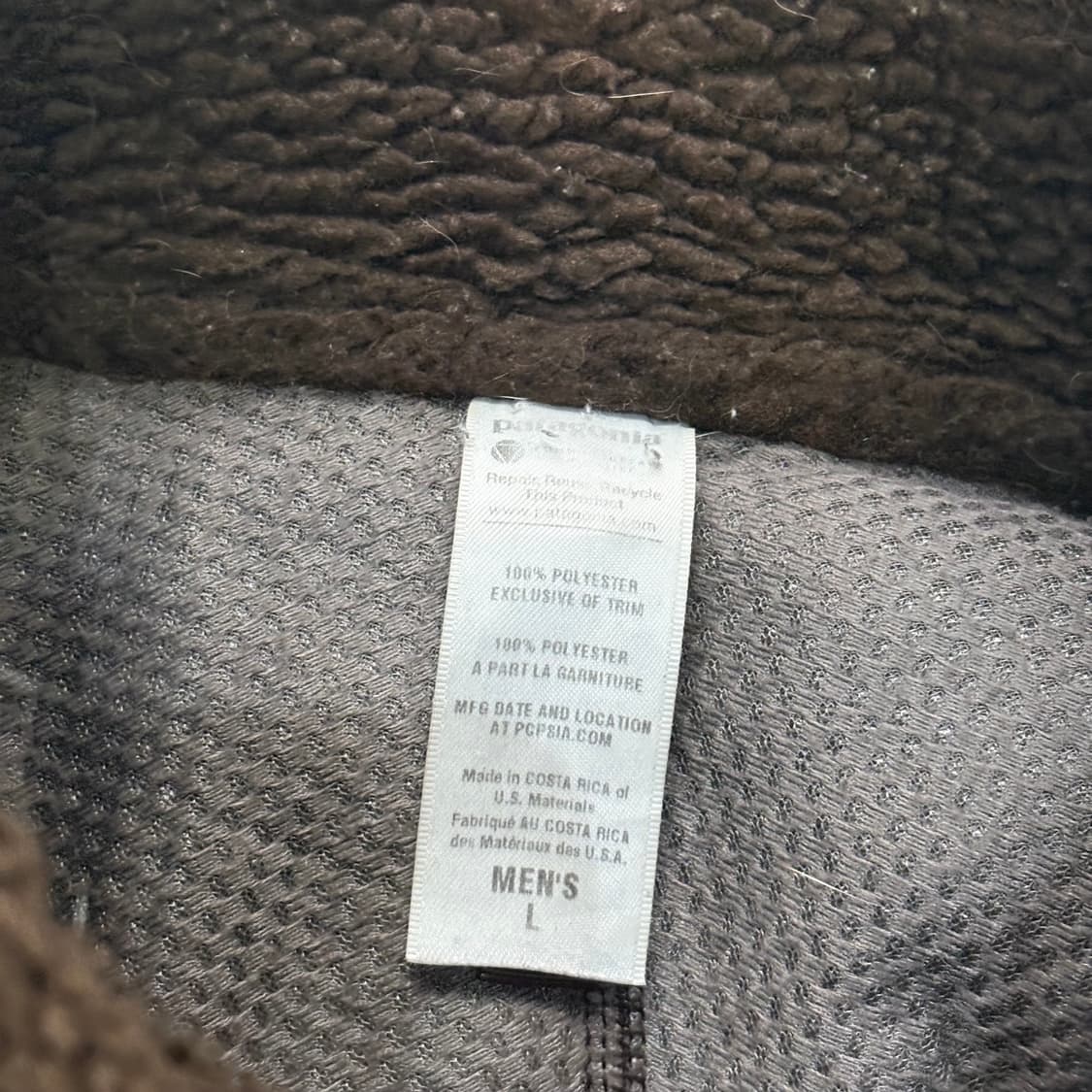 11s 파타고니아 레트로 플리스 후리스 딥파일 브라운 상품이미지5